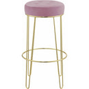 Elements International Cayman Gold Leg Bar Stool (D6238) in Broadway Blush IMAGE 2