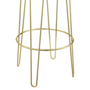 Elements International Cayman Gold Leg Bar Stool (D6238) in Broadway Emerald IMAGE 4