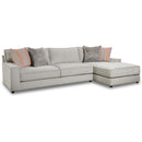 Elements International 572 2 pc Sectional - Candor Ash IMAGE 1