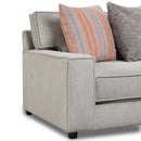 Elements International 572 2 pc Sectional - Candor Ash IMAGE 3
