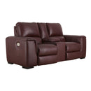Signature Design by Ashley Alessandro U2550118 Power Reclining Loveseat with Console and Adjustable Headrest IMAGE 1