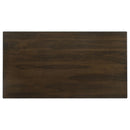 Coaster Furniture Wes 115271 Rectangular 80-inch Wood Dining Table - Dark Walnut IMAGE 6