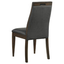 Coaster Furniture Wes 115272 Upholstered Dining Side Chair - Dark Walnut (Set of 2) IMAGE 5
