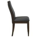Coaster Furniture Wes 115272 Upholstered Dining Side Chair - Dark Walnut (Set of 2) IMAGE 7