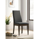 Coaster Furniture Wes 115272 Upholstered Dining Side Chair - Dark Walnut (Set of 2) IMAGE 8