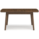 Signature Design by Ashley Lyncott D615-35 Rectangular Dining Room Butterfly Extension Table IMAGE 2