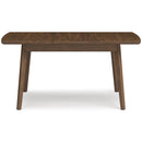 Signature Design by Ashley Lyncott D615-35 Rectangular Dining Room Butterfly Extension Table IMAGE 4
