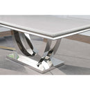 Coaster Furniture Kerwin 111101 Rectangular 71-inch Stone Top Dining Table - White IMAGE 7