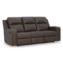 Signature Design by Ashley Lavenhorne 6330689 Reclining Sofa with Drop Down Table IMAGE 1