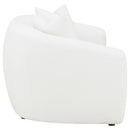 Coaster Furniture Isabella 509872 Faux Sheepskin Upholstered Loveseat - Natural IMAGE 7