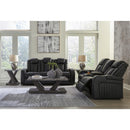 Signature Design by Ashley Caveman Den 9070313 Power Recliner with Adjustable Headrest IMAGE 12