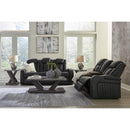 Signature Design by Ashley Caveman Den 9070313 Power Recliner with Adjustable Headrest IMAGE 14