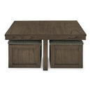 Signature Design by Ashley Boardernest T738-20 Cocktail Table with 4 Stools IMAGE 3