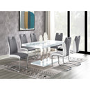 Coaster Furniture Brooklyn 193811 Rectangular 63-inch Dining Table - White High Gloss IMAGE 2