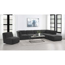 Coaster Furniture Sunny 552083 Square Upholstered Ottoman - Dark Charcoal IMAGE 7