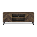 Coaster Furniture Myles 736052 2-door Engineered Wood 60" TV Stand - Rustic Oak IMAGE 4