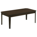 Coaster Furniture Amaro 736184 3-piece Coffee and End Table Set - Dark Brown IMAGE 2