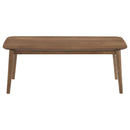 Coaster Furniture Radley 753524 3-piece Rectangular Coffee Table Set - Natural Walnut IMAGE 3