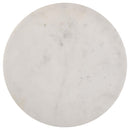 Coaster Furniture Miguel 931227 Round Marble Top Coffee Table - White and Black IMAGE 5