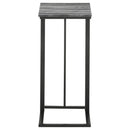 Coaster Furniture Vicente 936034 Marble Top C-Shaped Sofa Side Table - Grey IMAGE 4