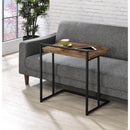 Coaster Furniture Dani 936122 Rectangular C-Shaped Sofa Side Table - Rustic Nutmeg IMAGE 2