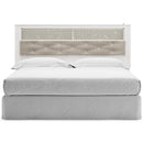 Signature Design by Ashley Altyra B2640-69 King Upholstered Panel Bookcase Headboard IMAGE 3