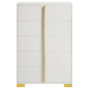 Coaster Furniture Marceline 222935 5-Drawer Bedroom Chest - White IMAGE 4
