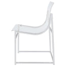 Coaster Furniture Adino 121182 Acrylic Dining Side Chair - Chrome (Set of 2) IMAGE 6