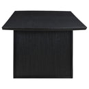 Coaster Furniture Brookmead 108231 100-inch Extension Leaf Dining Table - Black IMAGE 7