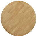 Coaster Furniture Elowen 108440 Round 42-inch Solid Wood Dining Table - Light Walnut IMAGE 4