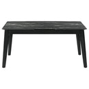 Coaster Furniture Crestmont Dining Table with Faux Marble Top 121251 IMAGE 5