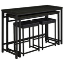 Coaster Furniture Hawes 4 pc Counter Height Dinette 182724 IMAGE 1