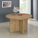 Coaster Furniture Jamestown 183021 Round 47-inch Composite Wood Dining Table - Mango IMAGE 2