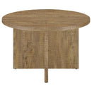 Coaster Furniture Jamestown 183021 Round 47-inch Composite Wood Dining Table - Mango IMAGE 3