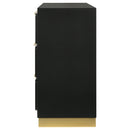 Coaster Furniture Caraway 224783 6-Drawer Bedroom Dresser - Black IMAGE 5