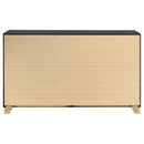 Coaster Furniture Caraway 224783 6-Drawer Bedroom Dresser - Black IMAGE 7