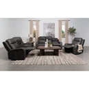 Coaster Furniture Raelynn 603193 Upholstered Track Arm Recliner - Grey IMAGE 10