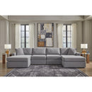 Signature Design by Ashley Modmax 92104S19 4 pc Pit Sectional IMAGE 2