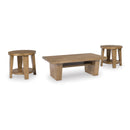 Signature Design by Ashley Kristiland T674T1 Coffee Table and 2 End Tables IMAGE 1