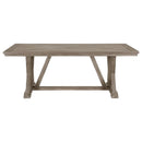 Coaster Furniture Cornelia 107441 Rectangular 82-inch Dining Table - Coastal Grey IMAGE 3