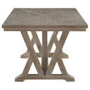 Coaster Furniture Cornelia 107441 Rectangular 82-inch Dining Table - Coastal Grey IMAGE 4