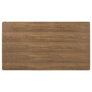 Coaster Furniture Crestmore 108571 71-inch Rectangular Wood Dining Table - Walnut IMAGE 5