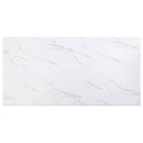 Coaster Furniture Venera 150541 Rectangular 79-inch Faux Marble Dining Table - White IMAGE 6