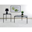 Coaster Furniture Rosalie 710168 Round Smoked Glass Top Coffee Table - Grey IMAGE 6