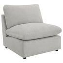 Coaster Furniture Collins 609560P Modular Power Reclining Sectional Sofa Set - Grey IMAGE 5