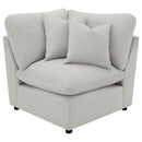 Coaster Furniture Collins 609560P Modular Power Reclining Sectional Sofa Set - Grey IMAGE 8