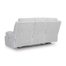 Signature Design by Ashley Rhines Falls PC4280499 Reclining Power Sofa with Drop Down Table IMAGE 4