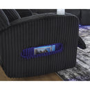Signature Design by Ashley Forest Lake PC6420218 Power Reclining Loveseat with Console and Adjustable Headrest IMAGE 8
