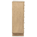 Coaster Furniture Kailani 225045 5-Drawer Bedroom Chest of Drawers - Beige Oak IMAGE 8