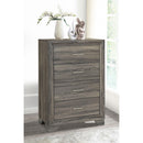 Coaster Furniture Wright 223345 4-Drawer Chest of Drawers - Brown Oak IMAGE 9